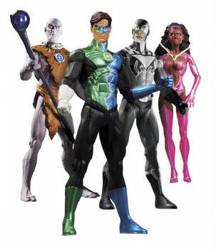 DC Comics Actionfiguren Box Set Blackest Night 17 cm