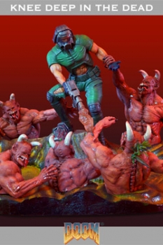 Doom Diorama Knee Deep In The Dead 32 cm