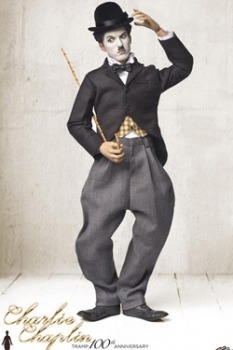 Charlie Chaplin 1/6 Actionfigur Tramp 100th Anniversary 30 cm