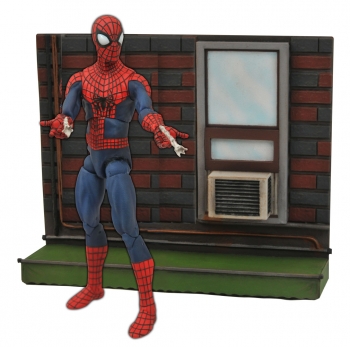 The Amazing Spider-Man 2 Marvel Select Actionfigur Spider-Man with Wall Base 18 cm