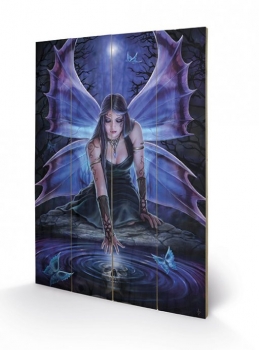 Anne Stokes Holzdruck Immortal Flight 40 x 60 cm