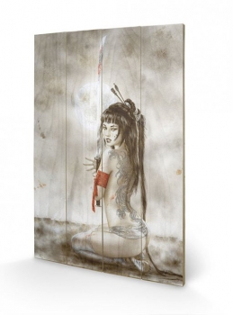 Luis Royo Holzdruck Soum 40 x 60 cm