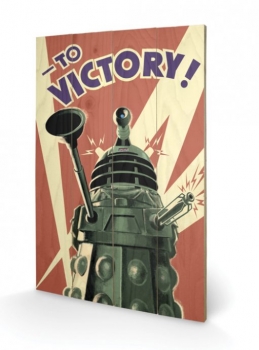 Doctor Who Holzdruck Victory 40 x 60 cm v