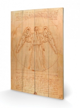 Doctor Who Holzdruck Weeping Angel 40 x 60 cm
