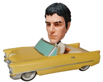 Scarface Wacky Wobbler Wackelkopf-Figur Cadillac mit Tony Montana 10 cm