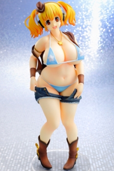 Nitro Super Sonic PVC Statue 1/6 Super Pochaco Cowgirl Ver. 26 cm