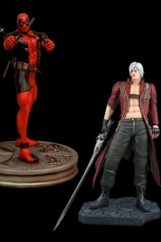 Marvel vs. Capcom 3 Statuen 1/4 Doppelpack Dante vs. Deadpool 50 x 51 cm