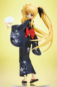 Magical Girl Lyrical Nanoha The Movie 2nd A´s PVC Statue 1/8 Fate Testarossa Yukata Ver. 19 cm