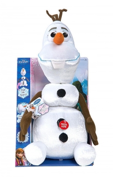 Die Eiskönigin - Völlig unverfroren Plüschfigur mit Sound Olaf 25 cm *Englische Version*