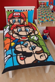 Nintendo Wende-Bettwäsche Retro 135 x 200 cm / 48 x 74 cm