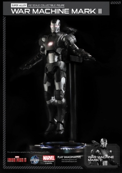 Iron Man 3 Super Alloy Actionfigur 1/12 War Machine Mark II Ver. 2 15 cm