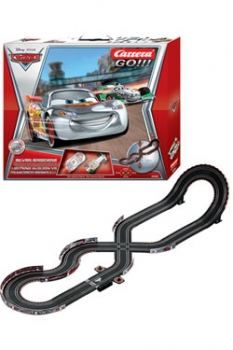 Cars Rennbahn Set GO!!! Silver Speeders