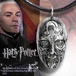Harry Potter Anhaenger mit Kette Lucius Malfoys Todesser Maske