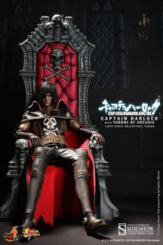 Captain Harlock Movie Masterpiece Actionfigur 1/6 Captain Harlock mit Arcadia-Thron 30 cm