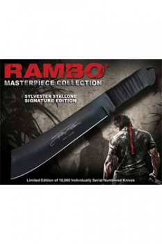 John Rambo Replik 1/1 Messer Sylvester Stallone Signature Edition 46 cm