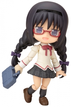 Puella Magi Madoka Magica Cu-Poche Actionfigur Akemi Homura School Uniform Ver. 11 cm