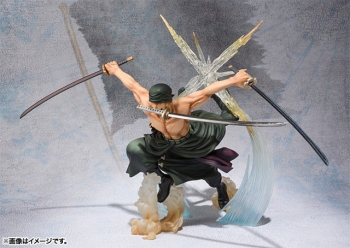 One Piece FiguartsZERO PVC Statue Roronoa Zoro Battle Ver. Rengoku Onigiri 17 cm