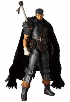 Berserk Golden Age Arc RAH Actionfigur Guts Black Swordsman Ver. 30 cm