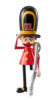 One Piece Excellent Model P.O.P Sailing Again PVC Statue 1/8 One Legged Soldier 14 cm