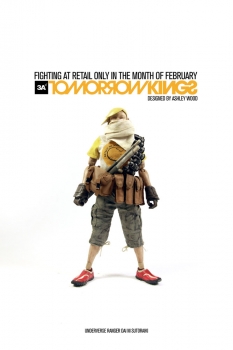 Tomorrow Kings Actionfigur 1/6 Underverse Ranger Dai Ni Sutoraiki Yellow 30 cm
