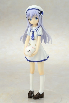 Is the Order a Rabbit PVC Statue 1/7 Chino Summer School Uniform 18 cm