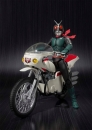 Kamen Rider S.H. Figuarts Actionfigur mit Fahrzeug Masked Rider 2 & Remodeled Cyclone 14 cm