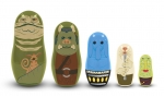 Star Wars Matrjoschka-Puppen Set Jabbas Palace EE Exclusive 12 cm