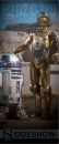 Sideshow Collectibles Banner Star Wars C-3PO & R2-D2 50 x 122 cm