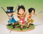 One Piece FiguartsZERO PVC Statue Luffy & Ace & Sabo - A Promise of Brothers 9 cm