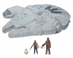 Star Wars Episode VII Fahrzeug mit Figuren 2015 Battle Action Millennium Falcon