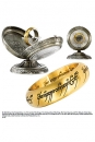 Herr der Ringe Edelstahl-Ring Der Eine Ring (vergoldet)