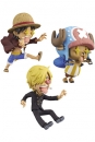 One Piece Picoocha! Figuren 3er-Pack Luffy, Chopper & Sanji 7 cm