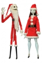 Nightmare before Christmas Puppen Doppelpack Santa Jack & Sally Coffin Dolls Limited Edition 41 cm