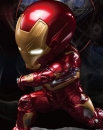 Captain America Civil War Egg Attack Statue Iron Man Mark XLVI 20 cm