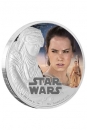 Star Wars Episode VII 1 Oz Silbermünze Rey