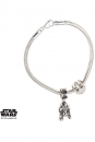 Star Wars Bettelarmband 3D R2-D2 & Rebel Alliance Symbol (Sterling Silber)