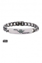 Star Wars Edelstahl-Armband Curb Chain Yoda