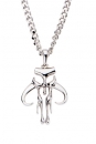 Star Wars Halskette Mandalorian Symbol 61 cm (Sterling Silber)
