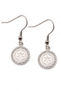 Star Wars Edelstahl-Ohrringe Galactic Empire Symbol & Cubic Zirconia