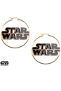 Star Wars Edelstahl-Ohrringe Star Wars Logo (vergoldet)