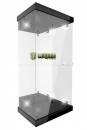 Master Revolving House Acryl Display Case mit Beleuchtung für 1/12 Actionfiguren (schwarz)