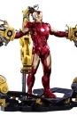 Iron Man 2 Diecast Movie Masterpiece Actionfigur 1/6 Iron Man Mark IV & Suit-up Gantry 32 cm