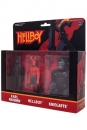 Hellboy ReAction Actionfiguren 3er-Pack Pack A Hellboy w/horns, Karl Kroenen, Kriegaffe Ape 10 cm