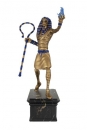 Iron Maiden Legacy of the Beast PVC Statue 1/10 Powerslave Eddie Golden Idol 30 cm