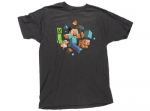 Minecraft T-Shirt Run Away! Glow in the Dark***