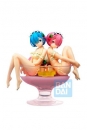 Re: Zero Starting Life in Another World PVC Statue Rem & Ram Pudding á la mode 12 cm