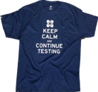 Portal 2 T-Shirt Keep Calm & Continue Testing