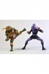 Teenage Mutant Ninja Turtles Actionfiguren Doppelpack Michelangelo vs Foot Soldier 18 cm