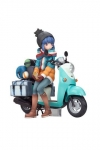 Laid-Back Camp PVC Statue 1/10 Rin Shima with Scooter 15 cm