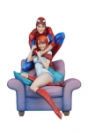 Marvel Maquette Spider-Man & Mary Jane by J. Scott Campbell 32 cm